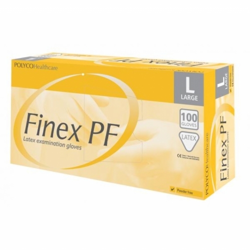 LMPF100 Finex Powder Free Medical Latex Gloves