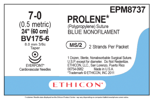 PROLENE Polypropylene Suture With EVERPOINT Technology