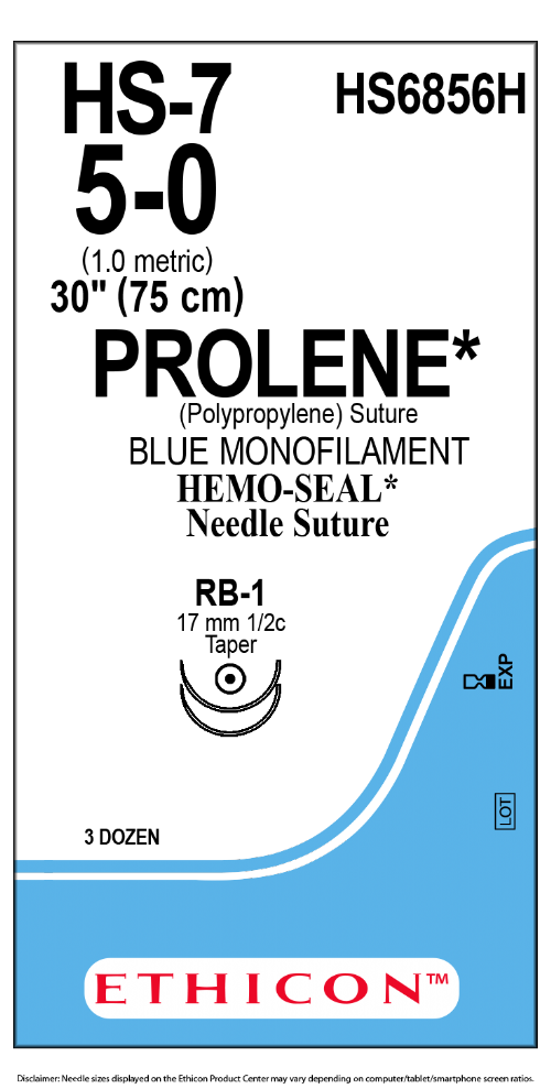 PROLENE Polypropylene Suture with HEMOSEAL Technology