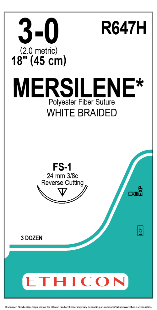 MERSILENE Polyester Fiber Suture