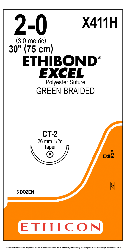 ETHIBOND EXCEL® Polyester Suture