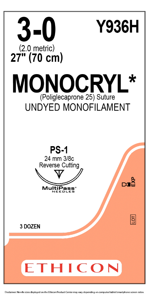 MONOCRYL (poliglecaprone 25) Suture