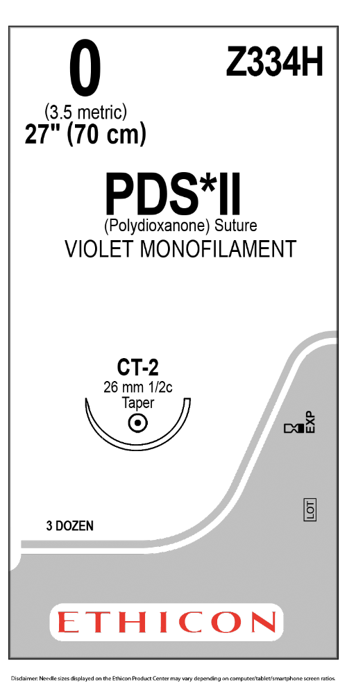 PDS II (polydioxanone) Suture