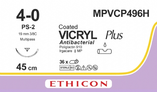 COATED VICRYL Plus Antibacterial (polyglactin 910) Suture