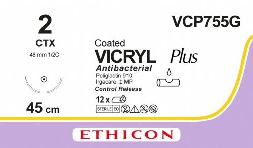 COATED VICRYL Plus Antibacterial (polyglactin 910) Suture