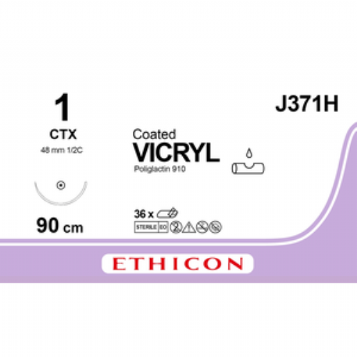 VICRYL, violet, braided, 1xCTX, 1, 90cm, 36