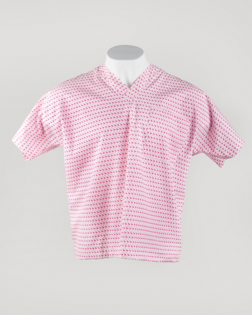 Pink Flamingo Short Sleeve Scrub Top 100% Cotton
