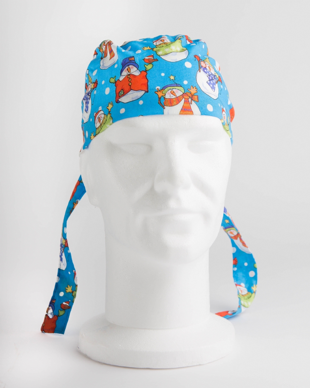 Christmas Snowman Surgeons Hat 100% Cotton