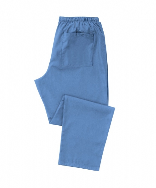 Light Blue Scrub Trousers 100% Cotton