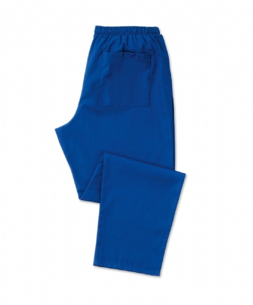 Royal Blue Scrub Trousers 100% Cotton