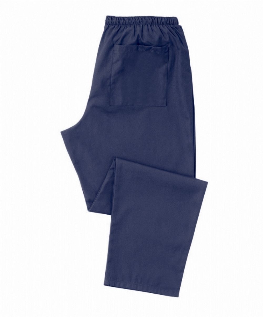 Navy Scrub Trousers 100% Cotton