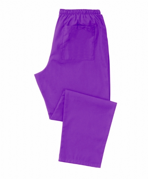 Purple Scrub Trousers 100% Cotton