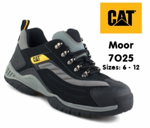 CATERPILLAR Moor Black/Silver Safety Trainer