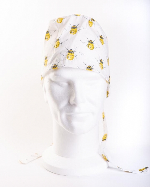  Bumble Bee Ivory Surgeons Hat 100% Cotton