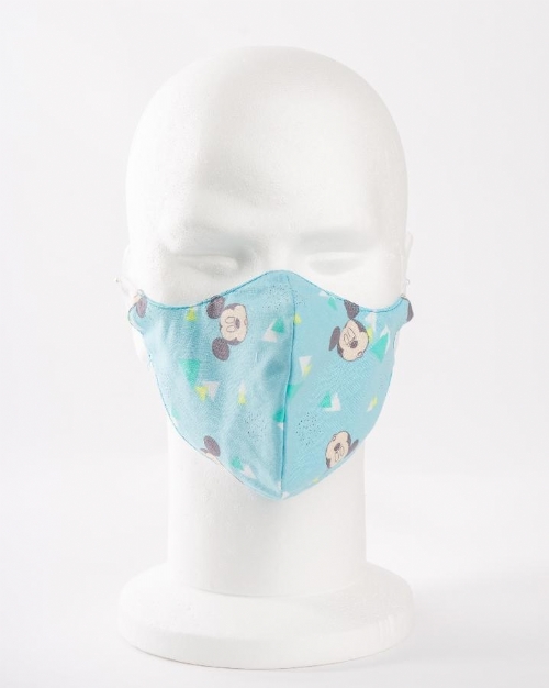Disney Sleepy Mickey Mouse Face Mask 100% Cotton