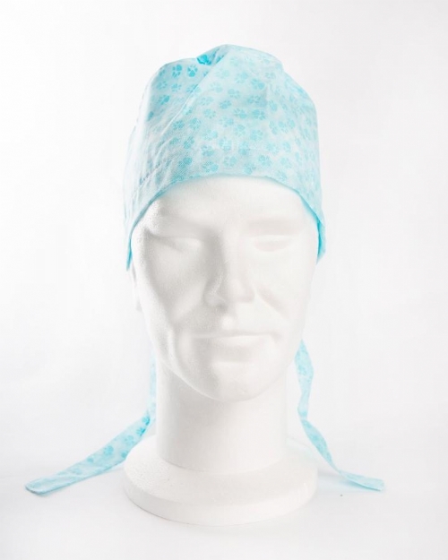 Blue Paws Surgeons Hat 100% Cotton