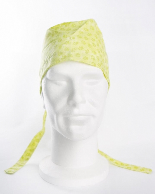 Green Paws Surgeons Hat 100% Cotton