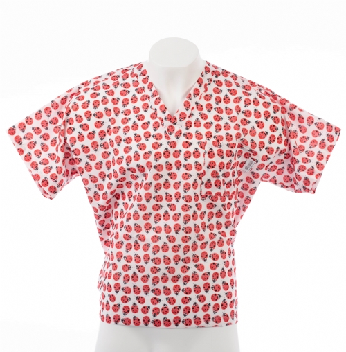  Ladybird Joy Short Sleeve Scrub Top 100% Cotton