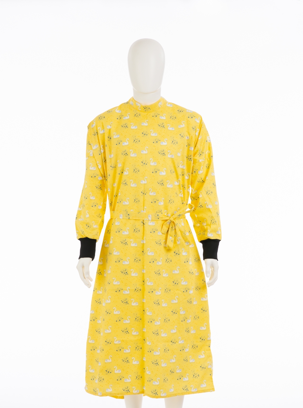 Yellow Majestic Swan Surgical Gown 100% Cotton