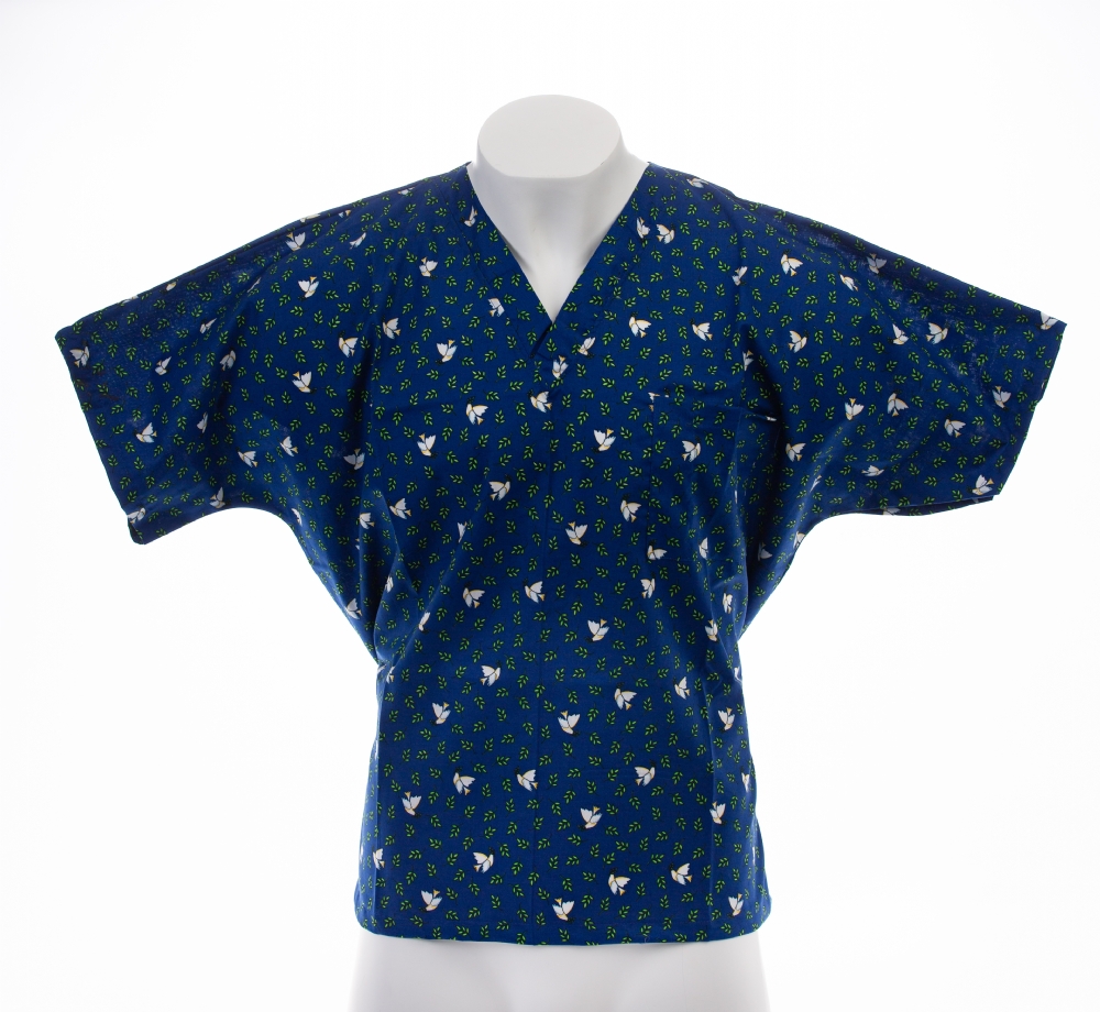 Dove Of Peace Short Sleeve Scrub Top 100% Cotton