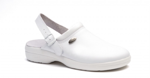 Toffeln FlexLite - White (With heel strap)<br/>Size: 10<br/>Colour: White