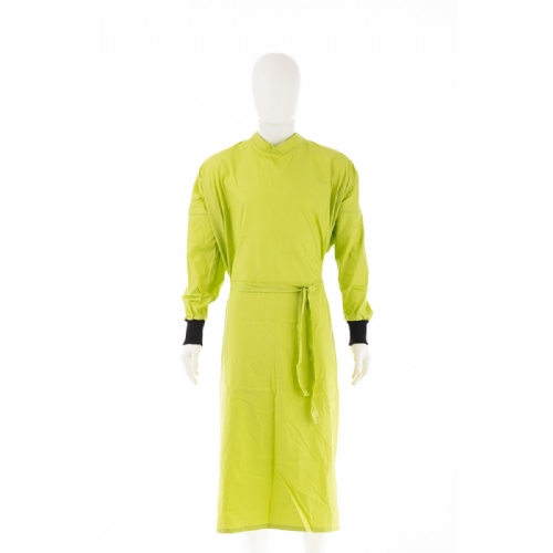 Chartreuse Surgical Gown 100% Cotton