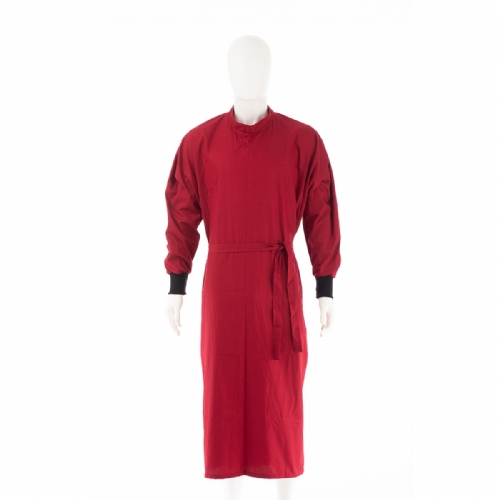 Claret Surgical Gown 100% Cotton