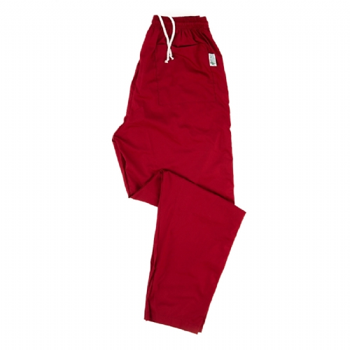 Claret Scrub Trousers 100% Cotton