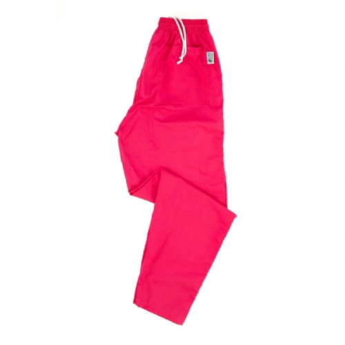 Cerise Scrub Trousers 100% Cotton