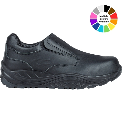 Hata S3 C1 SRC Black Slip-On Safety Shoe with Steel Toe Cap
