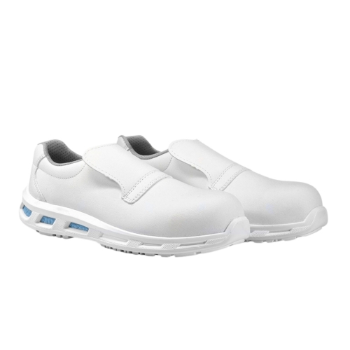 U-Power Blanco White Slip-On Safety Shoe with Protective Toe Cap