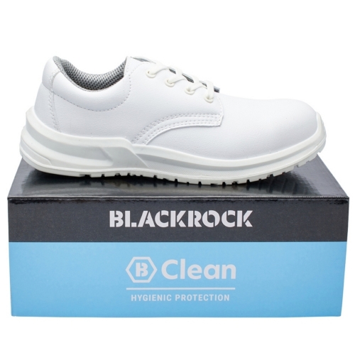 Blackrock S2 SRC White Lace-Up Hygiene Safety Shoe with Steel Toe Cap
