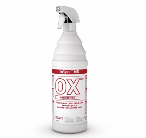 InSpec OX Sporicidal Disinfectant Solution (Sterile) | Cleanroom Sporicide for GMP Use