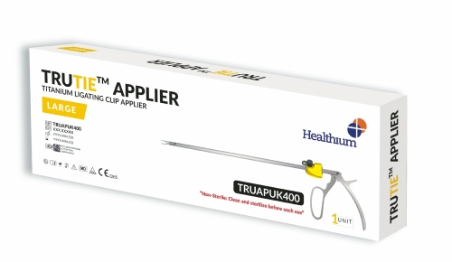 TRUTIE Large Clip Applier – Reusable Laparoscopic Applicator – Yellow