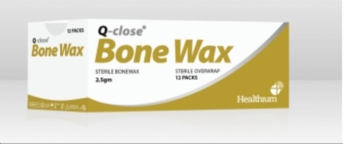 Q-close Bone Wax – 2.5 g – Sterile Non-Absorbable Surgical Bone Wax (Box of 12)
