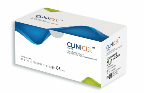 Q-close CLINICEL Knitted ORC Haemostat – 5.1 cm × 7.6 cm – Absorbable Topical Surgical Dressing (Box of 6)