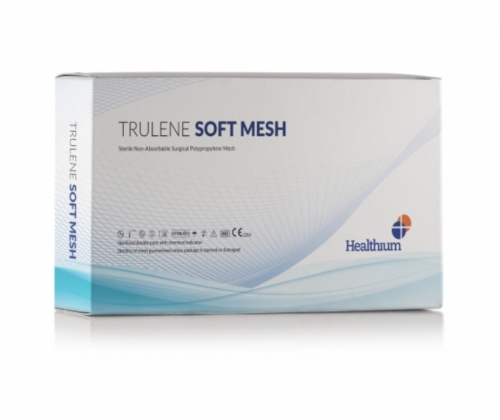 Q-close TRULENE Soft Hernia Mesh – 7.6 cm × 15 cm – Non-Absorbable Polypropylene Soft Surgical Mesh (Box of 8)