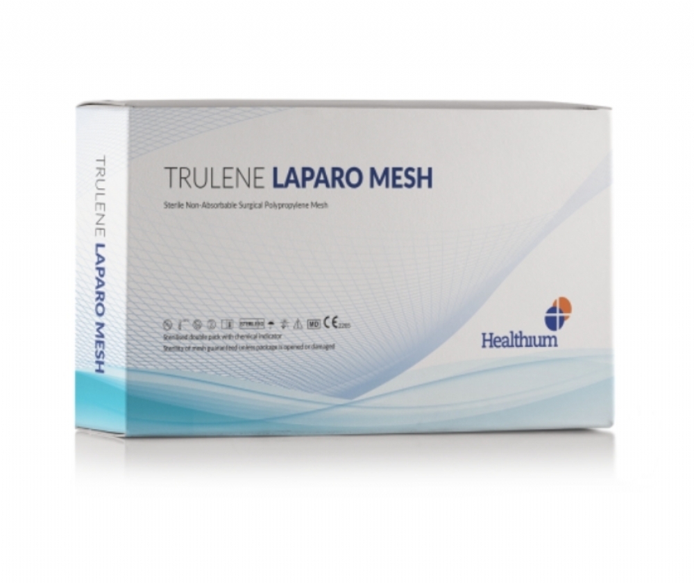 Q-close TRULENE Laparo Hernia Mesh – 10 cm × 15 cm – Non-Absorbable Polypropylene Laparoscopic Surgical Mesh (Box of 4)