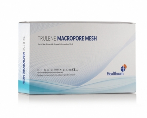 Q-close TRULENE Macropore Hernia Mesh – 7.6 cm × 15 cm – Non-Absorbable Polypropylene Surgical Mesh (Box of 8)