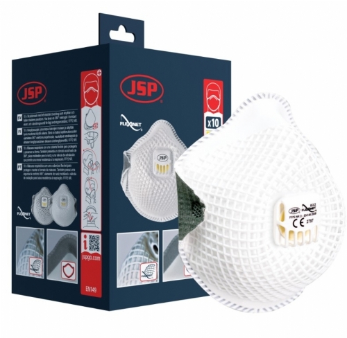 JSP Flexinet® Valved FFP2V Disposable Mask (822) – Medium/Large – Box of 10