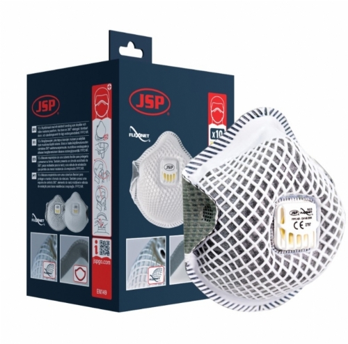 JSP Flexinet® Odour Valved FFP2OV Disposable Mask (823) – Medium/Large – Box of 10