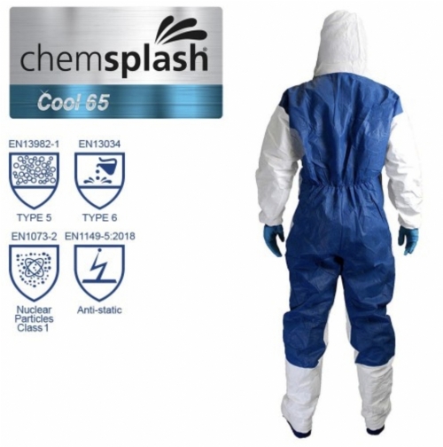 Chemsplash Cool 65 Protective Coverall Type 5/6 – Style No. 2510