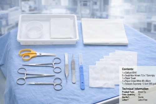 Sterile Minor Operation Pack Bronze – Minor Surgery Procedure Pack (Latex-Free)