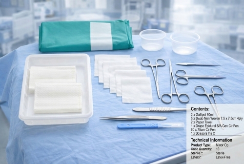 Sterile Minor Operation Pack Silver – Minor Surgery Procedure Pack (Latex-Free)