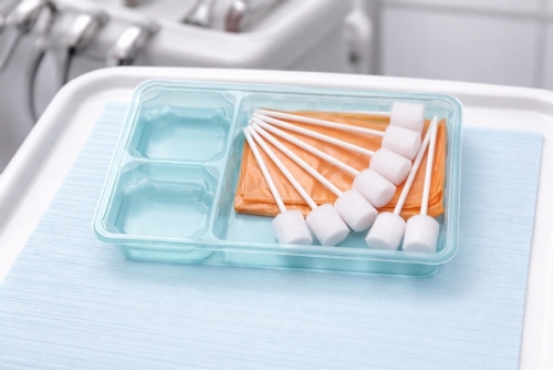 Oral Hygiene Standard Procedure Pack Orange Non-Sterile – Foam Swabs, Tray & Waste Bag – RML101-422