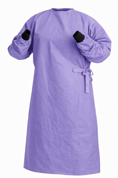 Reusable Surgical Gown - 100% Cotton - Lilac