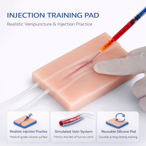 IV Injection & Venipuncture Training Pad – Phlebotomy Practice Model for Medical & Nursing Training