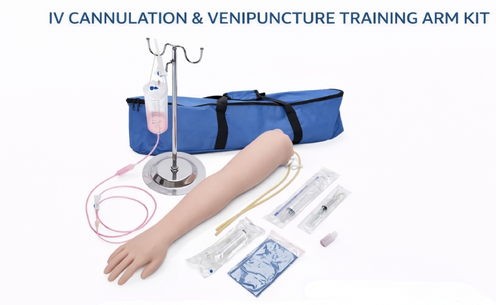 Medical Injection Training Arm – Venipuncture & IV Injection Practice Simulator