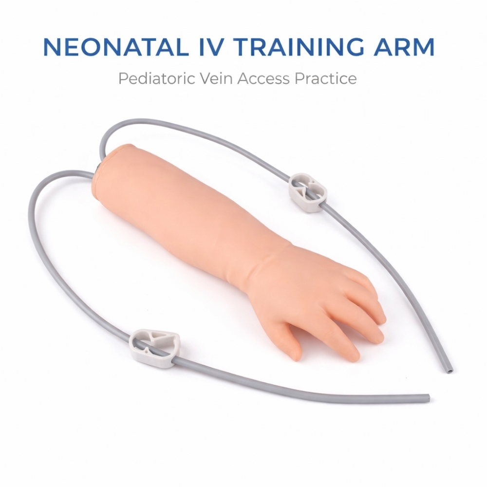 Newborn IV Injection Training Arm – Infant Venipuncture & Phlebotomy Practice Model